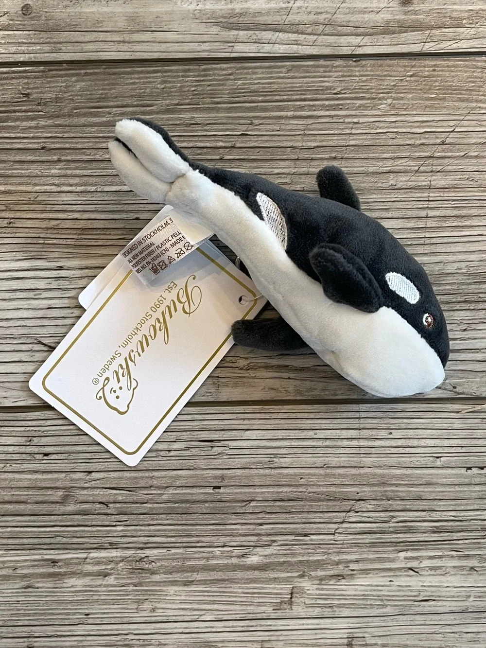 Bukowski | Orca Whale Baby Oreo Plush Bag Charm